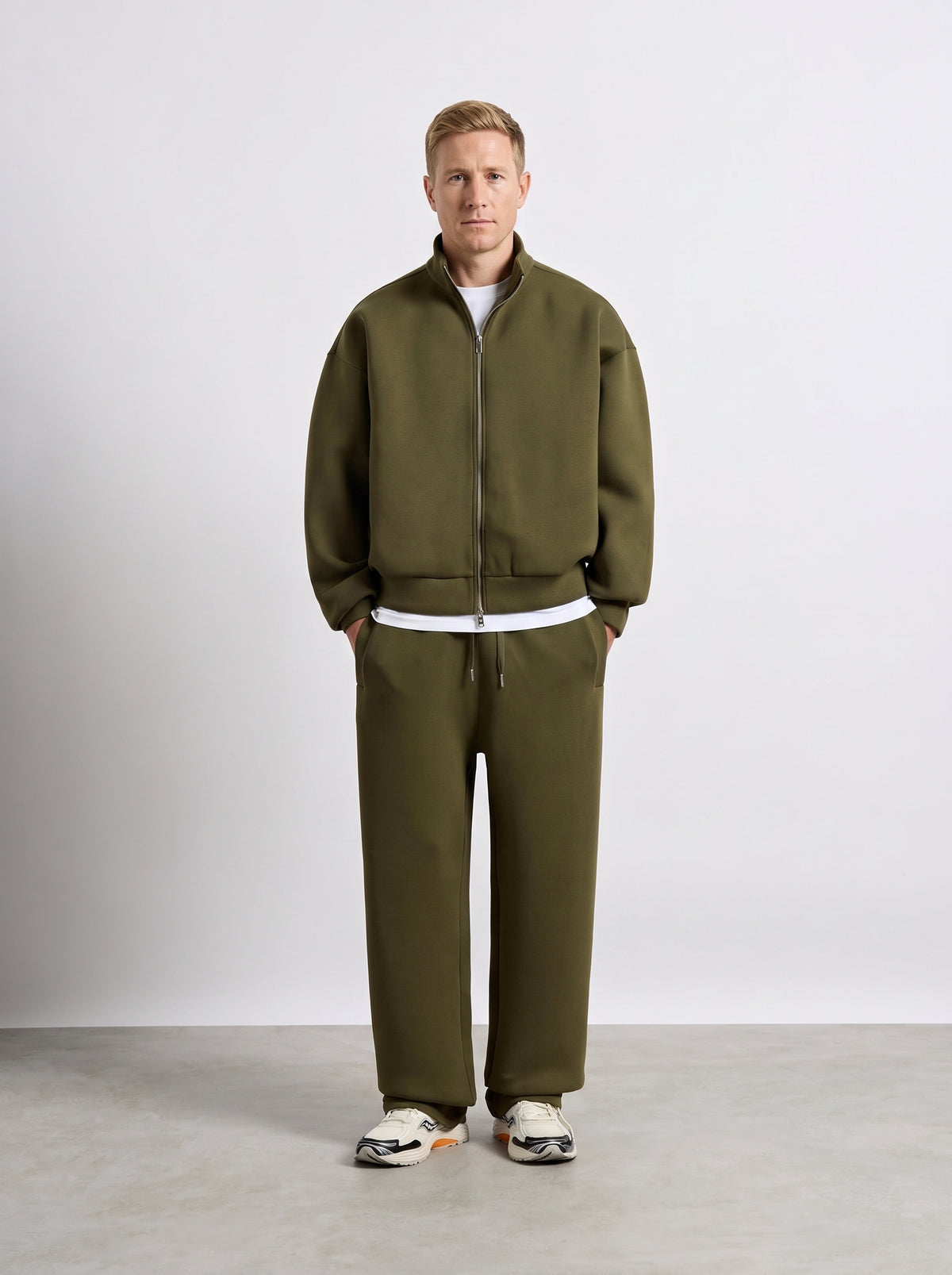 Seduxi Scuba Wide-Leg Sweatpants