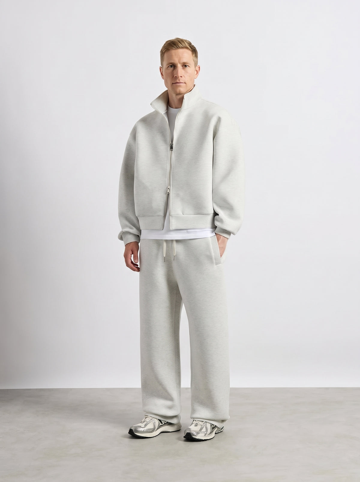 Seduxi Scuba Wide-Leg Sweatpants