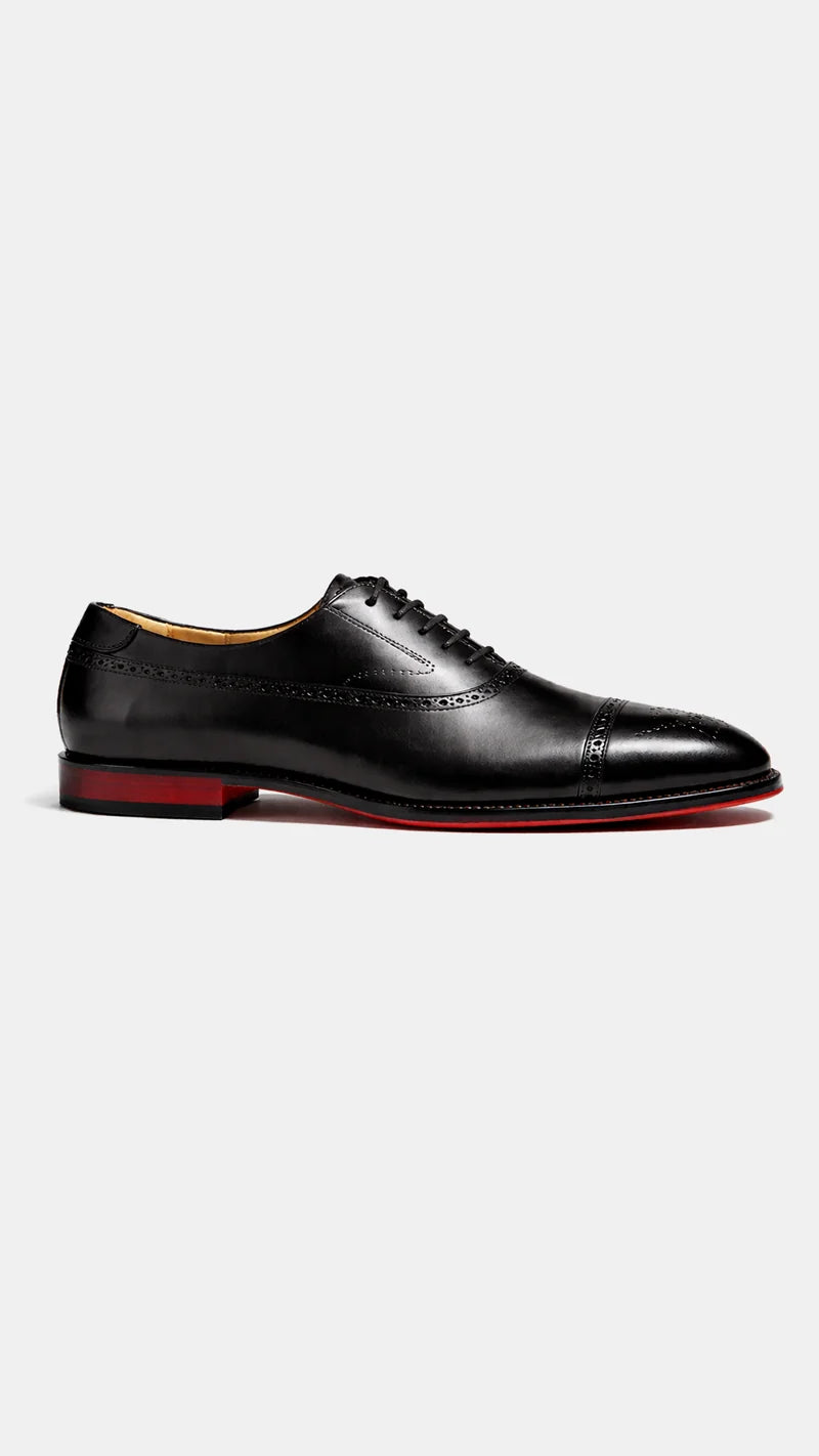 Classic Leather Brogue Oxford Shoes